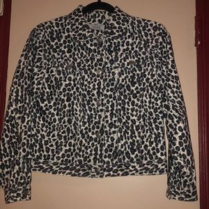 Lord & Taylor leopard print jacket